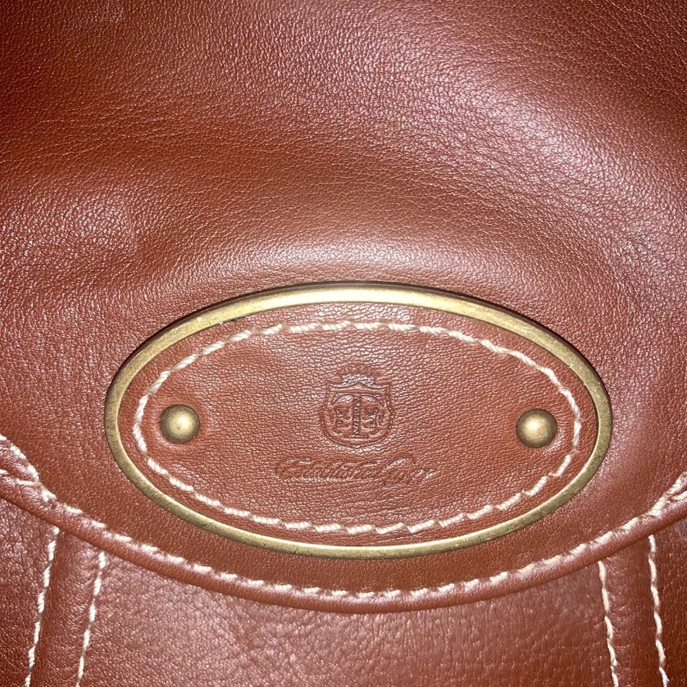 Talbots Brown Leather Shoulder Bag New With Tags - Picture 7 of 7